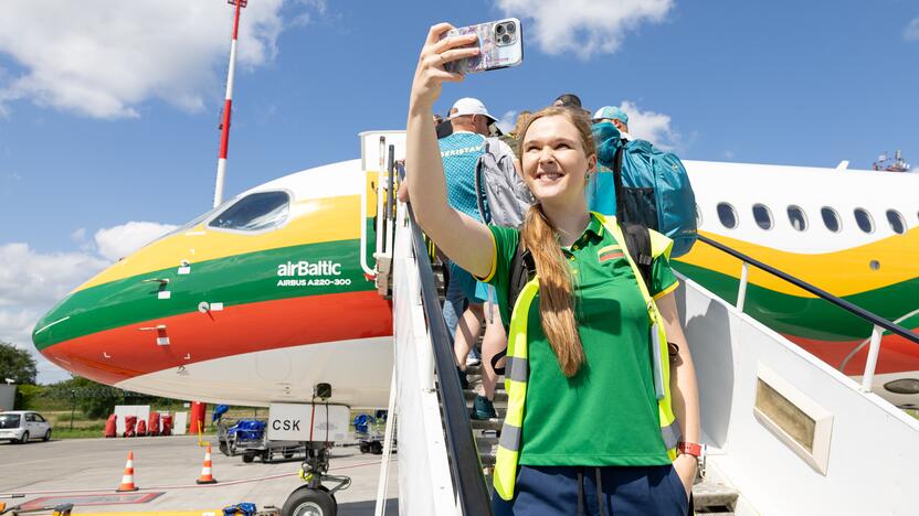 Į Paryžių išskrido pirmieji Lietuvos olimpiečiai