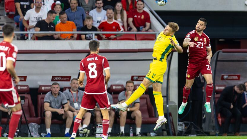 Europos futbolo čempionato atranka: Vengrija – Lietuva 2:0