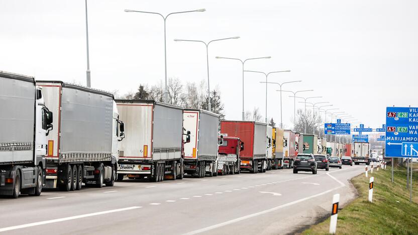 Vilkikų eilės Lietuvos pasienyje su Lenkija