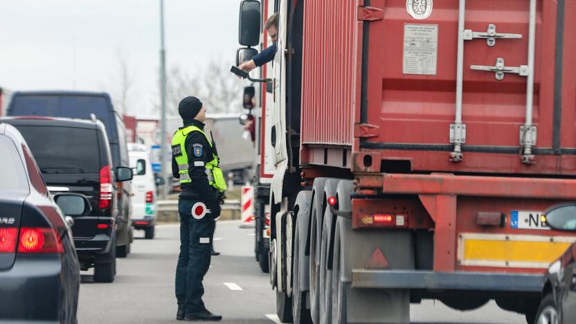 Vilkikų eilės Lietuvos pasienyje su Lenkija