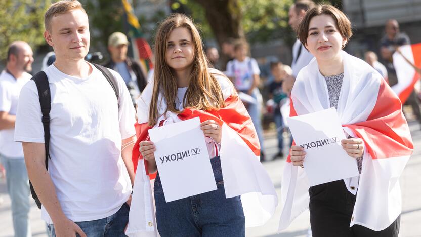  Baltarusijos demokratinės opozicijos palaikymo akcija „Vieni metai po revoliucijos“