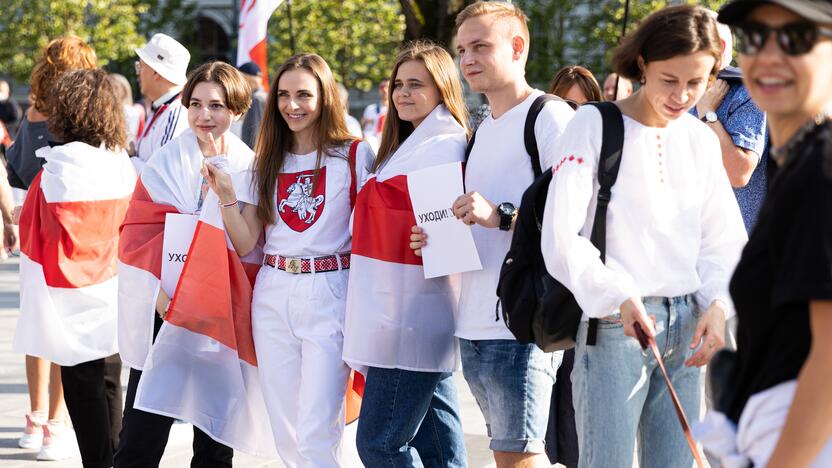  Baltarusijos demokratinės opozicijos palaikymo akcija „Vieni metai po revoliucijos“