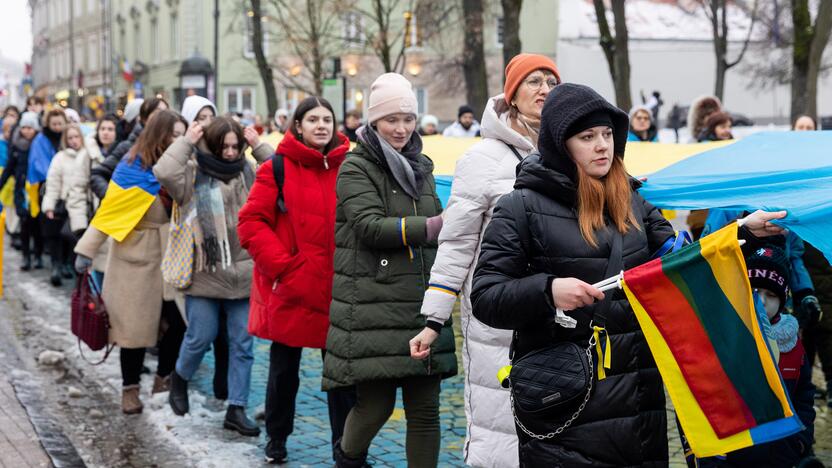 Mitingas ir eitynės Ukrainai palaikyti