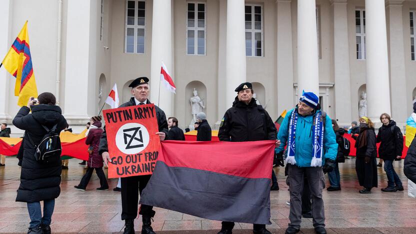 Mitingas ir eitynės Ukrainai palaikyti