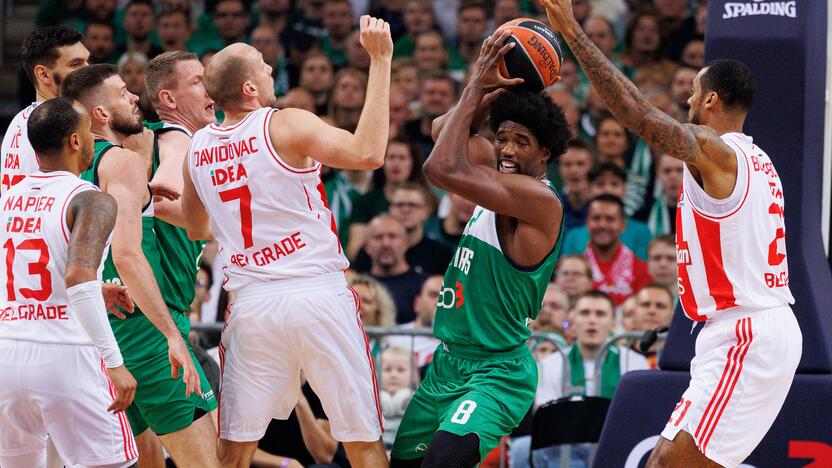 Eurolyga: Kauno „Žalgiris“  –  Belgrado „Crvena Zvezda“ 79:74