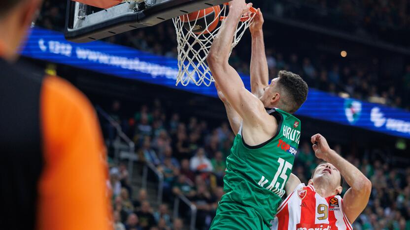 Eurolyga: Kauno „Žalgiris“  –  Belgrado „Crvena Zvezda“ 79:74