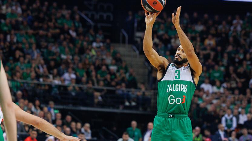 Eurolyga: Kauno „Žalgiris“  –  Belgrado „Crvena Zvezda“ 79:74