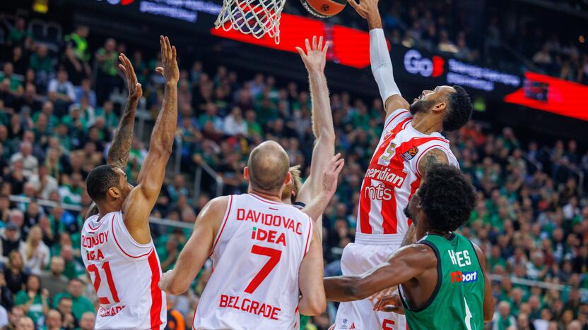 Eurolyga: Kauno „Žalgiris“  –  Belgrado „Crvena Zvezda“ 79:74