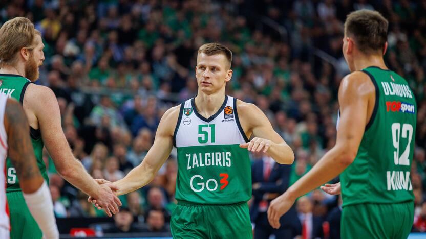 Eurolyga: Kauno „Žalgiris“  –  Belgrado „Crvena Zvezda“ 79:74