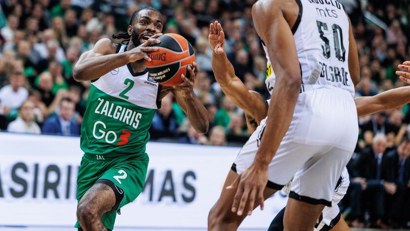 Eurolyga: Kauno „Žalgiris“  – Belgrado „Partizan“ 85:93