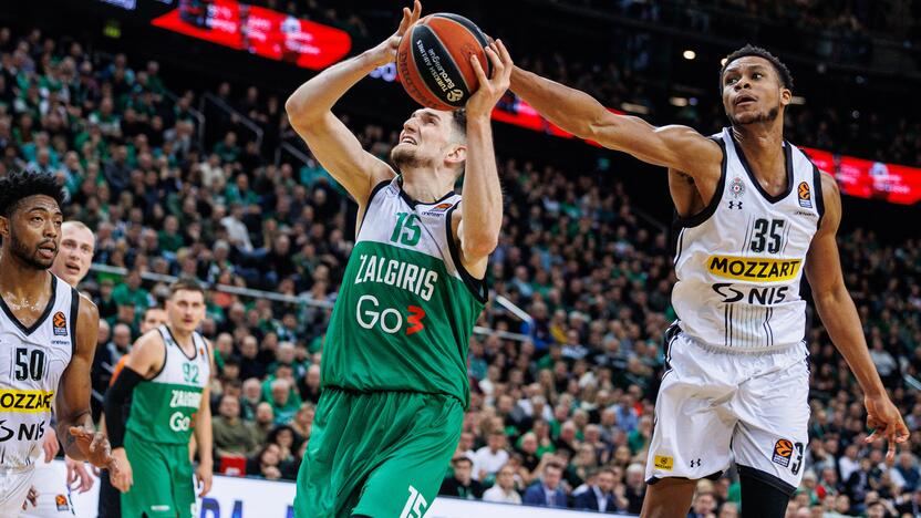 Eurolyga: Kauno „Žalgiris“  – Belgrado „Partizan“ 85:93