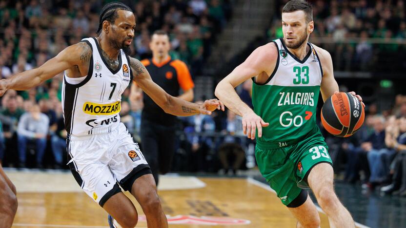 Eurolyga: Kauno „Žalgiris“  – Belgrado „Partizan“ 85:93