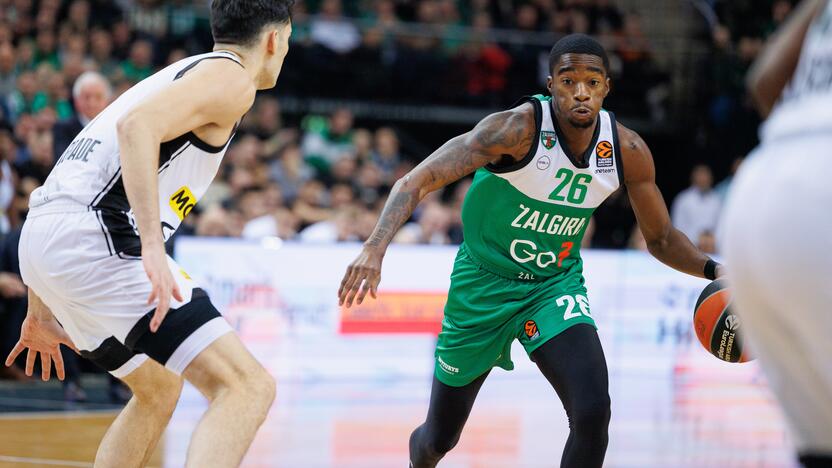 Eurolyga: Kauno „Žalgiris“  – Belgrado „Partizan“ 85:93