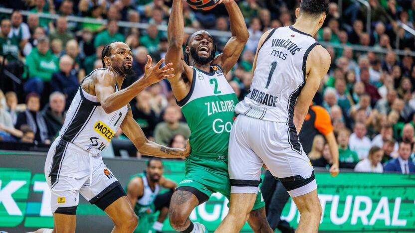 Eurolyga: Kauno „Žalgiris“  – Belgrado „Partizan“ 85:93