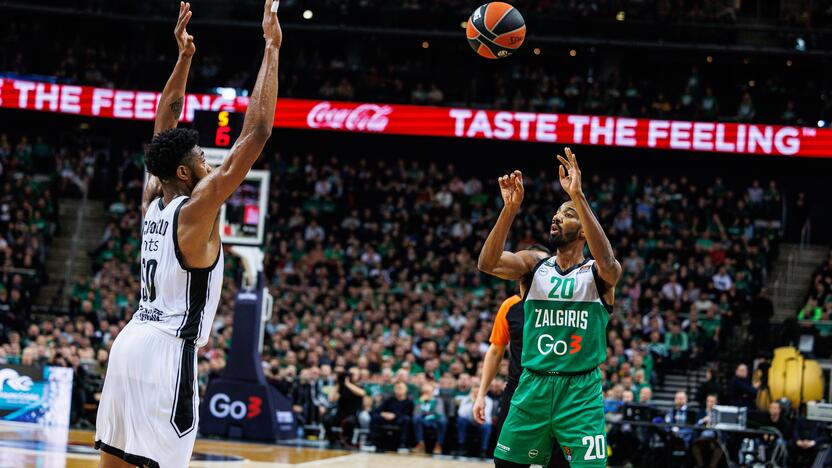 Eurolyga: Kauno „Žalgiris“  – Belgrado „Partizan“ 85:93