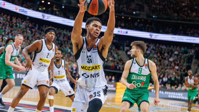 Eurolyga: Kauno „Žalgiris“  – Belgrado „Partizan“ 85:93