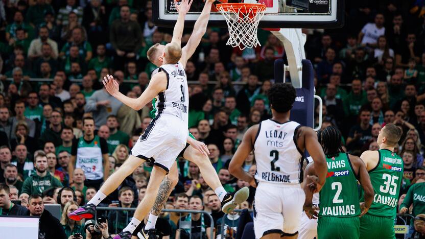 Eurolyga: Kauno „Žalgiris“  – Belgrado „Partizan“ 85:93