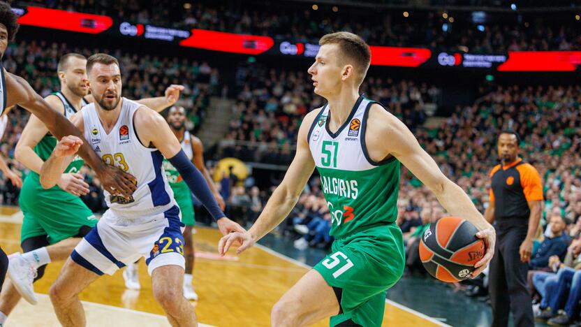 Eurolyga: Kauno „Žalgiris“ – Stambulo „Fenerbahce“ 98:75