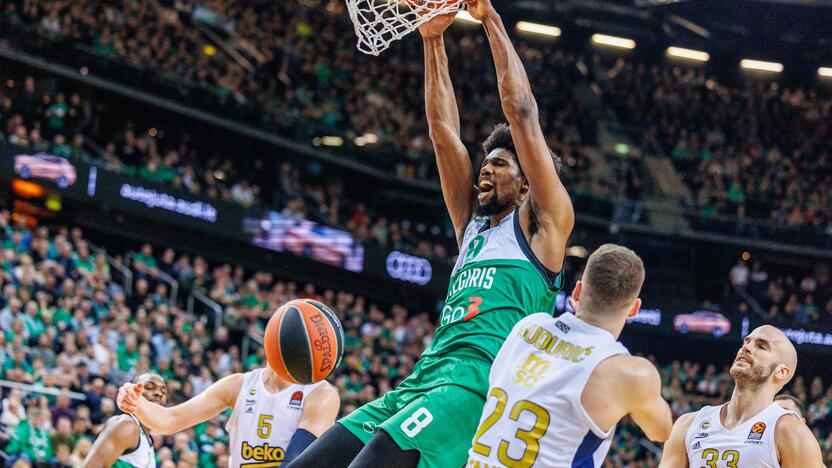 Eurolyga: Kauno „Žalgiris“ – Stambulo „Fenerbahce“ 98:75