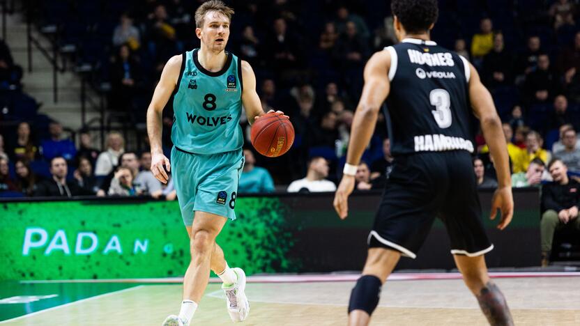 Europos taurė: Vilniaus „Wolves“ – Hamburgo „Towers“ 94:84