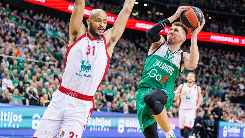 Eurolyga: Kauno „Žalgiris“ – Milano „EA7 Emporio Armani“ 87:73