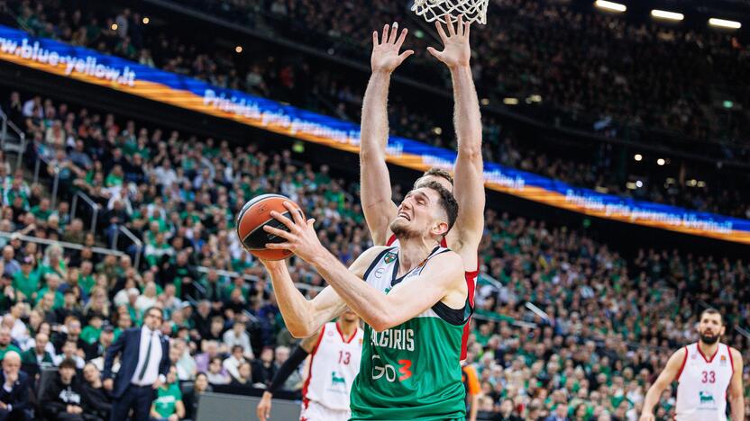 Eurolyga: Kauno „Žalgiris“ – Milano „EA7 Emporio Armani“ 87:73