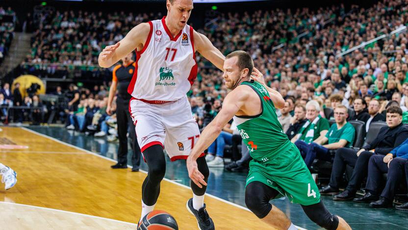 Eurolyga: Kauno „Žalgiris“ – Milano „EA7 Emporio Armani“ 87:73