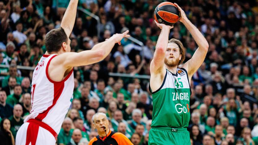 Eurolyga: Kauno „Žalgiris“ – Milano „EA7 Emporio Armani“ 87:73