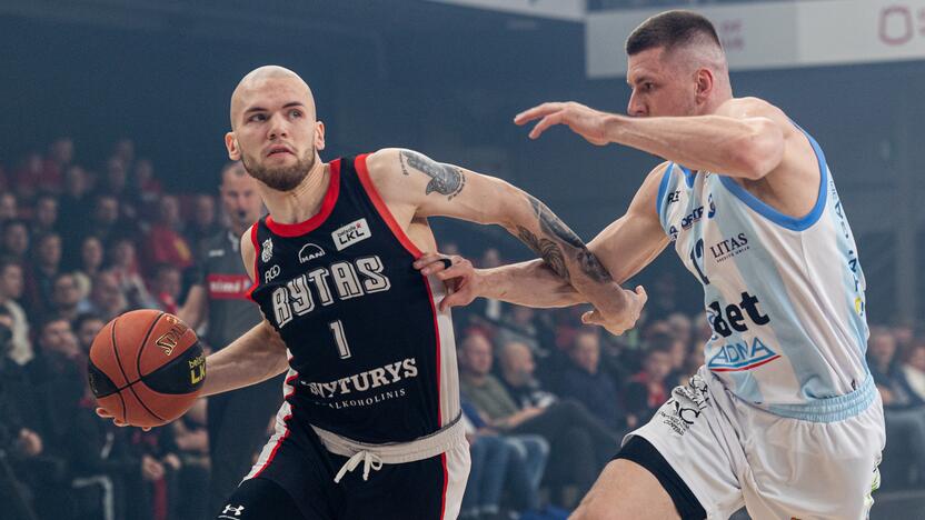 LKL ketvirfinalis: Vilniaus „Rytas“ – Jonavos „CBet“ 110:77