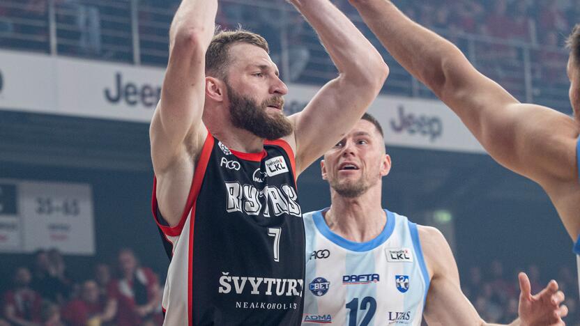 LKL ketvirfinalis: Vilniaus „Rytas“ – Jonavos „CBet“ 110:77