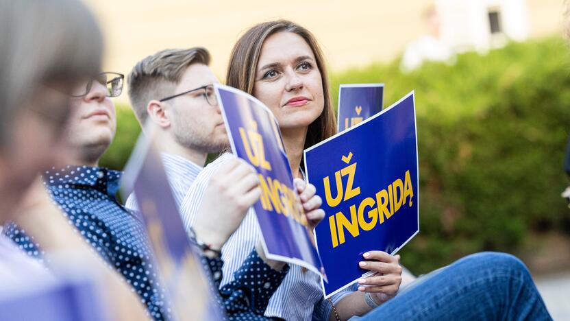 Kandidatų į Lietuvos prezidentus debatai S. Daukanto aikštėje