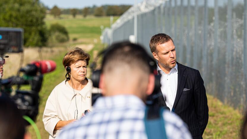 Lietuvos ir Latvijos užsienio reikalų ministrų vizitas pasienyje