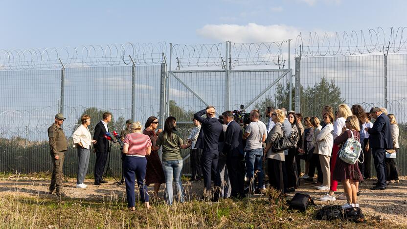 Lietuvos ir Latvijos užsienio reikalų ministrų vizitas pasienyje