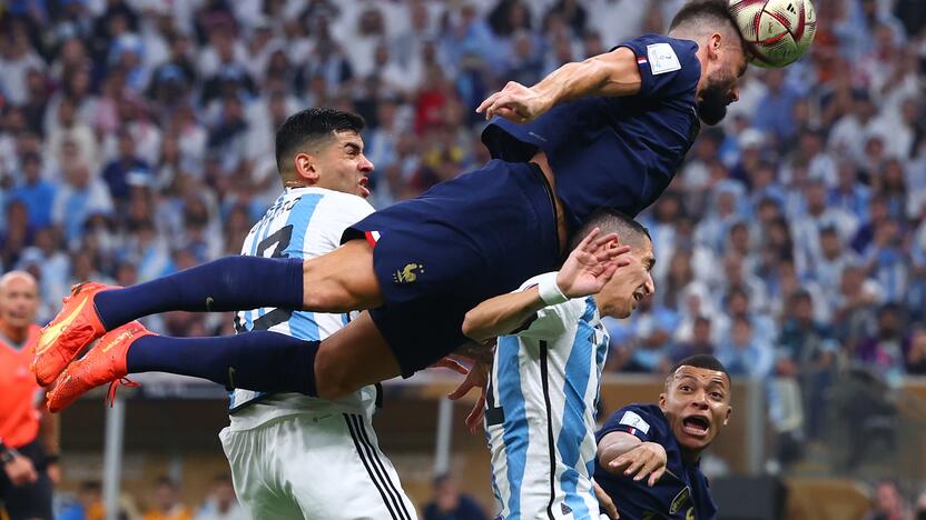 Pasaulio futbolo čempionato finalas: Argentina – Prancūzija