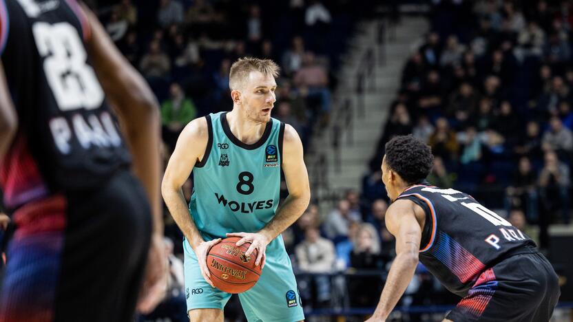 Europos taurė: Vilniaus „Wolves“ – Paryžiaus „Paris Basketball“ 79:110