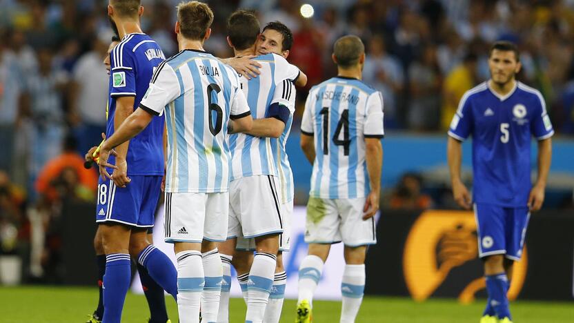 Pasaulio futbolo čempionatas: Argentina - Bosnija ir Hercegovina