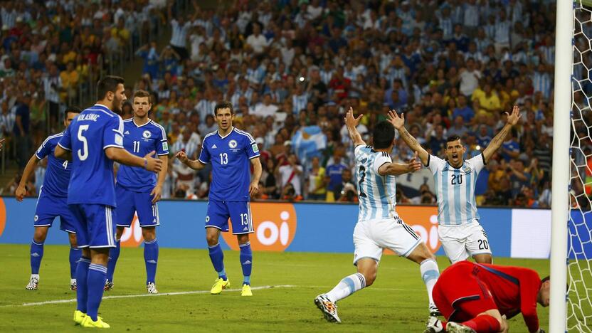 Pasaulio futbolo čempionatas: Argentina - Bosnija ir Hercegovina