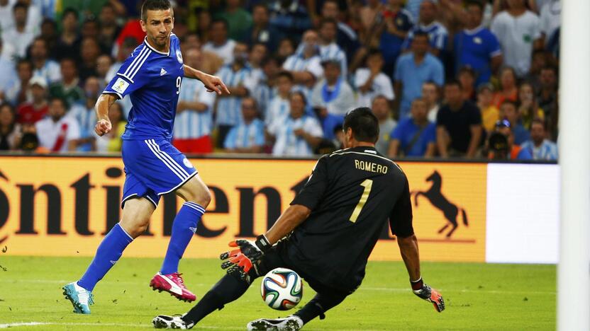 Pasaulio futbolo čempionatas: Argentina - Bosnija ir Hercegovina