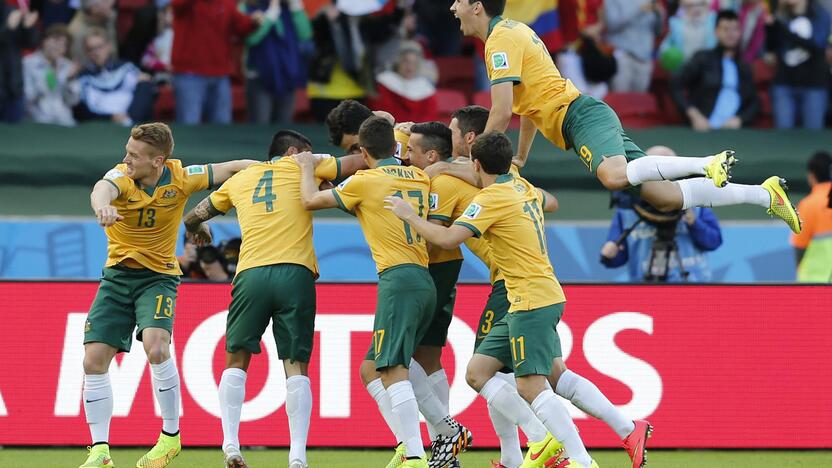 Pasaulio futbolo čempionatas: Olandija - Australija