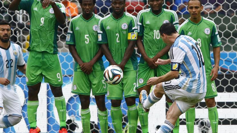 Pasaulio futbolo čempionatas: Argentina - Nigerija