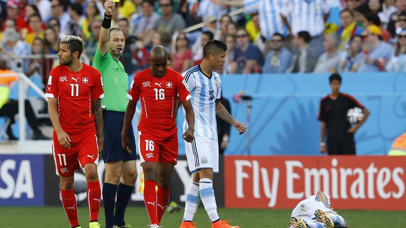 Pasaulio futbolo čempionatas: Argentina - Šveicarija