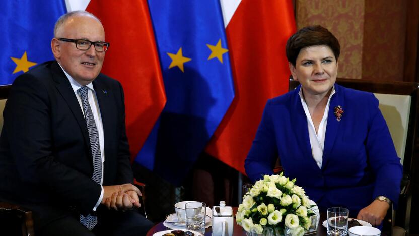 Fransas Timmermansas ir Beata Szydlo