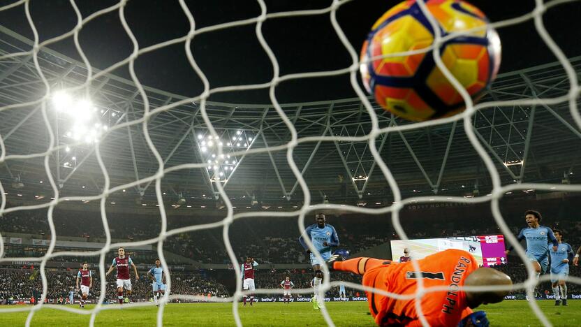 "Manchester City" 4:0 sutriuškino "West Ham United" ekipą