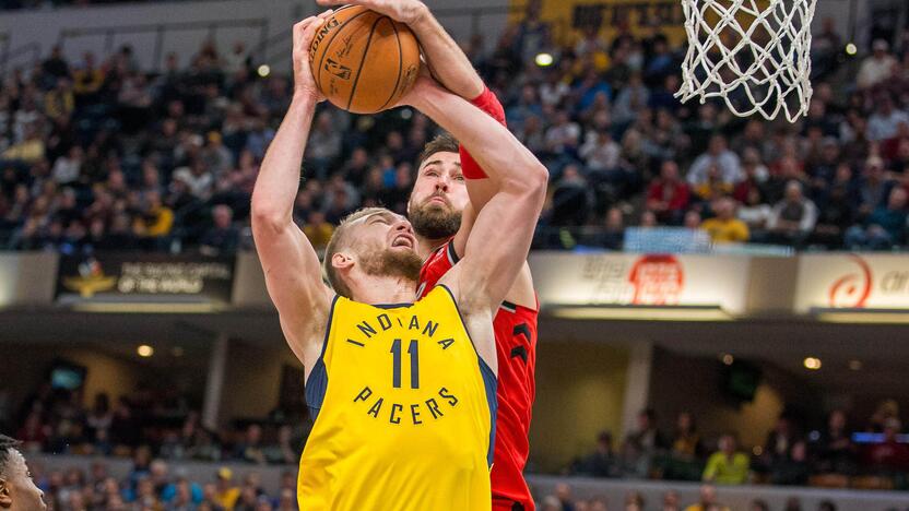 Jonas Valančiūnas ir Domantas Sabonis