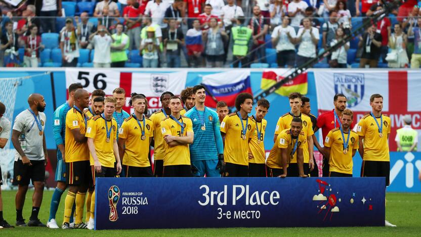 Pasaulio futbolo čempionatas: Belgija - Anglija 2:0