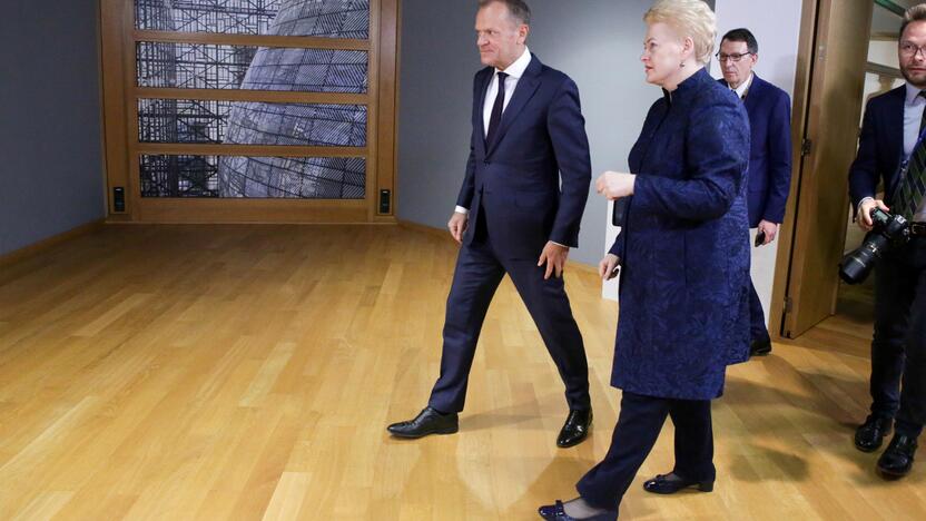 Dalia Grybauskaitė Briuselyje