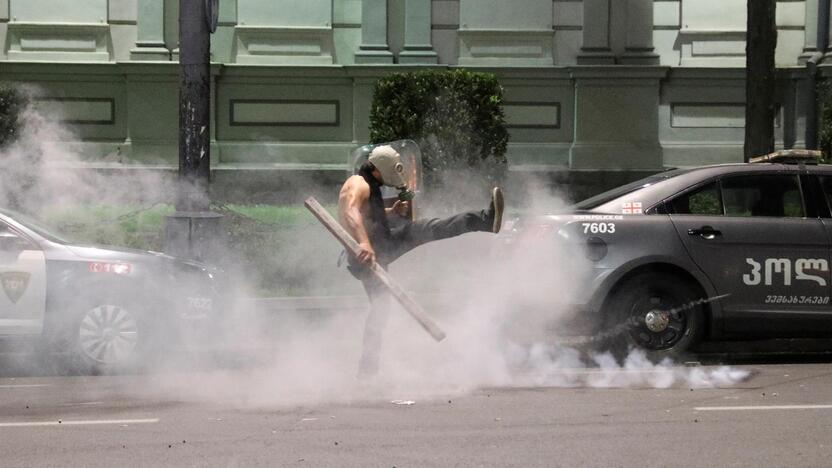 Protestai Tbilisyje 