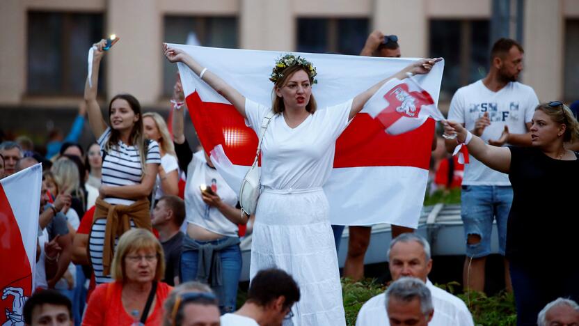 A. Lukašenkos priešininkų mitingas Minske