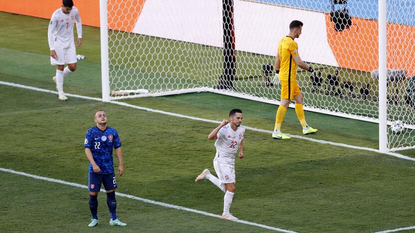 Europos futbolo čempionatas: Slovakija–Ispanija 0:5