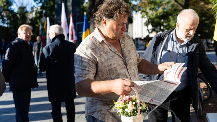 Nacionalinio susivienijimo surengta protesto akcija